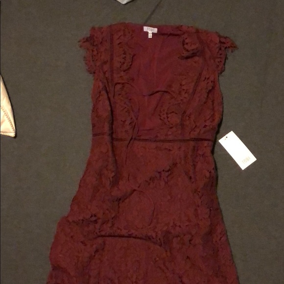 Tobi wine colored dress - Picture 3 of 8